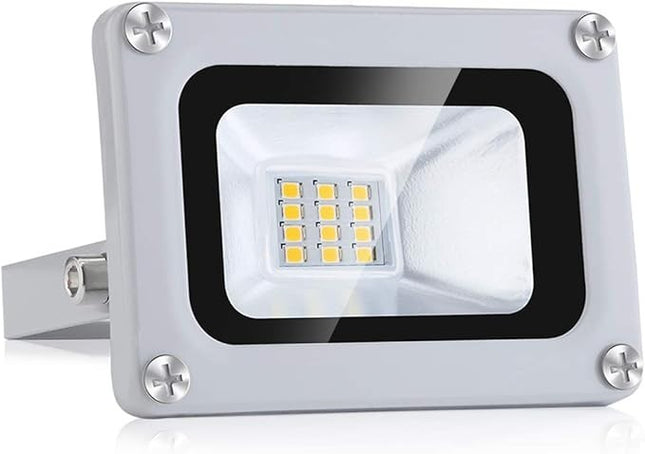 10W LED Strahler IP65 Flutlicht 6000K 900lm Außen Fluter Licht