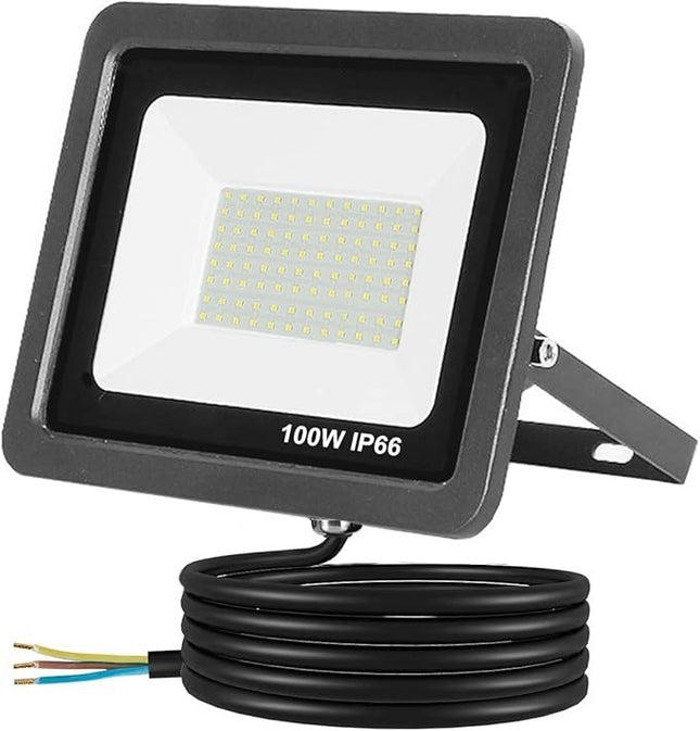 LED Strahler Outdoor 100W 10000 Lumen wasserdicht IP66 kaltweiß