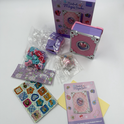 Tesok Magic Book DIY Schmuck Set Kinder Bastelspielzeug ab 6