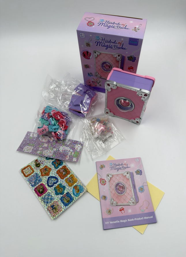 Tesok Magic Book DIY Schmuck Set Kinder Bastelspielzeug ab 6