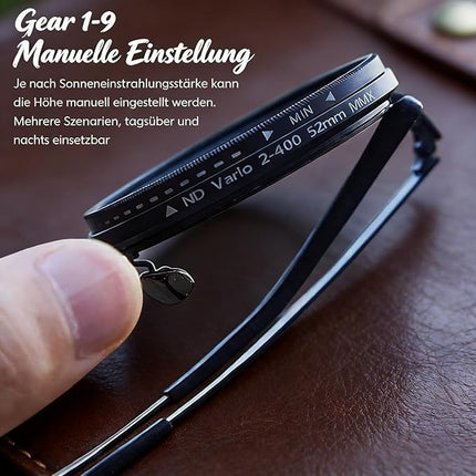 Dimmbare Polarisations Sonnenbrille ND Filter 9 Stufen UV400 Augenschutz