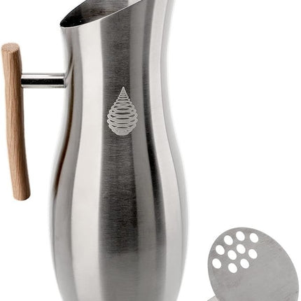 Invigorated Water Edelstahl Wasserkrug 1,9L mit Filter alkalisch