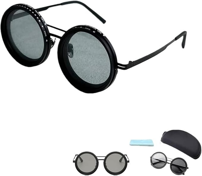 Dimmbare Polarisations Sonnenbrille ND Filter 9 Stufen UV400 Augenschutz
