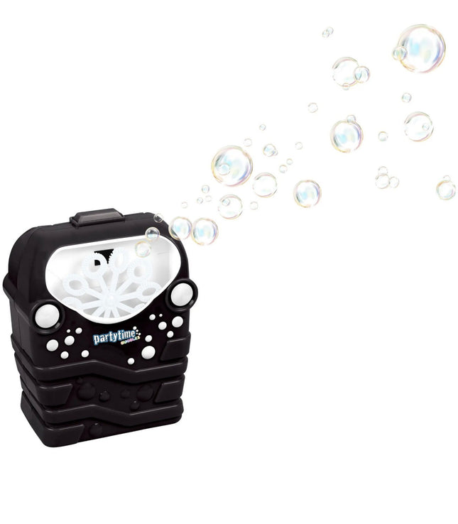 Seifenblasenmaschine Partytime inkl. Flüssigkeit – Bubble Machine für Kinder & F