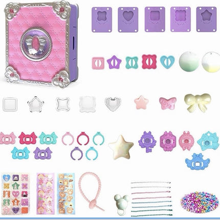 Tesok Magic Book DIY Schmuck Set Kinder Bastelspielzeug ab 6