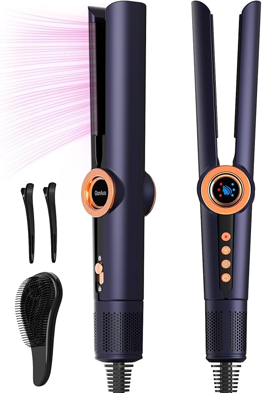 Air Haarglätter Glätteisen Ionen 200M – Nass & Trocken Glätten ohne Hitzeschäden