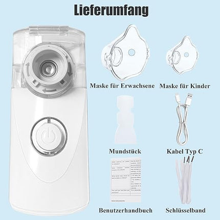 Inhalationsgerät Ultraschall – Vernebler für Kinder & Erwachsene | Leise & effektiv bei Erkältung
