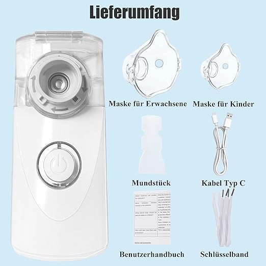 Inhalationsgerät Ultraschall – Vernebler für Kinder & Erwachsene | Leise & effektiv bei Erkältung