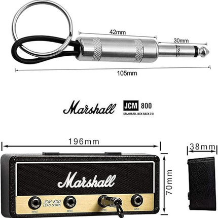 Marshall Jack Rack 2.0 Schlüsselbrett mit 4 Gitarrenstecker Anhänger