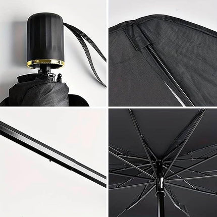 Auto-Sonnenschutz vorne 115x65cm – Faltbar, V-Form Design, UV-Schutz 99%