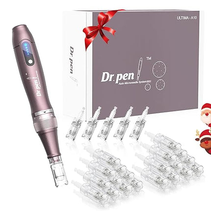 Dr. Pen Ultima A10 Microneedling Pen mit 25 Kartuschen Kabellos