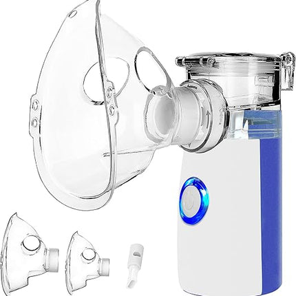 Mesh Dampfinhalator Gesicht – Feuchtigkeitsvernebler mit Maske & Mundstück
