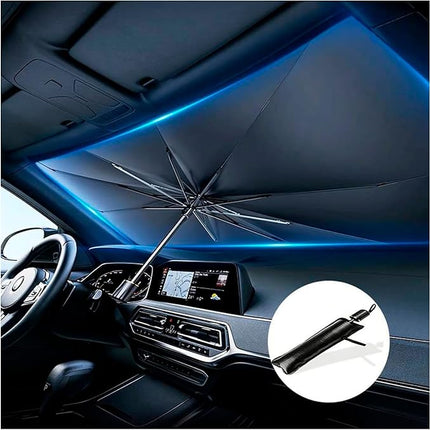 Auto-Sonnenschutz vorne 115x65cm – Faltbar, V-Form Design, UV-Schutz 99%