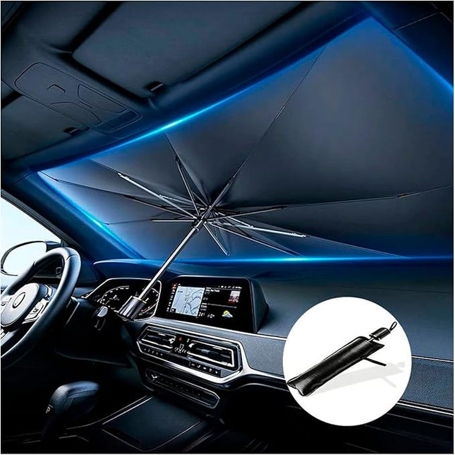 Auto-Sonnenschutz vorne 115x65cm – Faltbar, V-Form Design, UV-Schutz 99%
