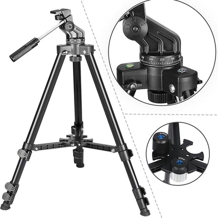 EACONN Teleskop 80mm Refraktor 600mm – Astronomie Set mit Stativ & Rucksack