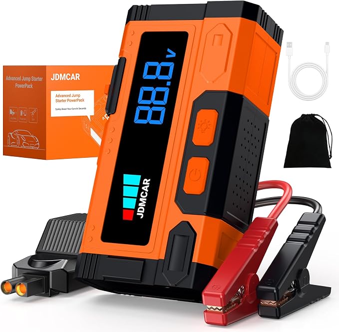 Starthilfe Powerbank 12000A Auto Jump Starter 12V LCD Booster Batterie Starthilfe