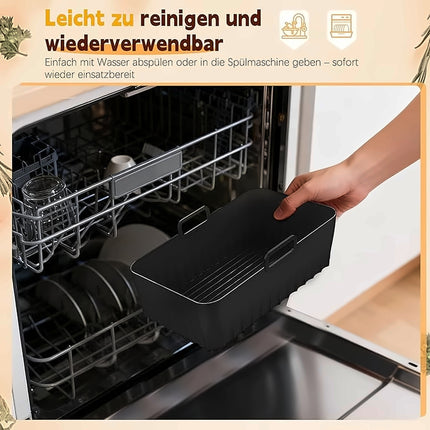 Airfryer Zubehör Set Ninja Dual Zone 7,6-9,5L – 9-teilig, BPA-frei, Silikon
