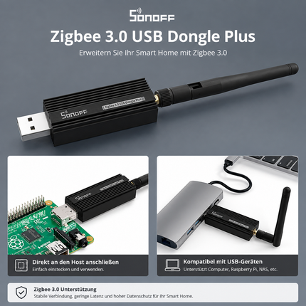 SONOFF Zigbee 3.0 USB Dongle Plus – TI CC2652P, Home Assistant, Zigbee2MQTT