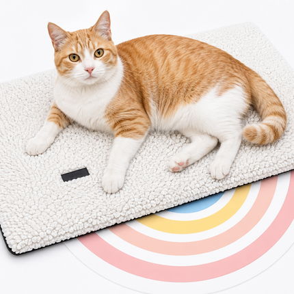 Selbstheizende Katzendecke 61x46cm – Ohne Strom, Flauschig, Rutschfest