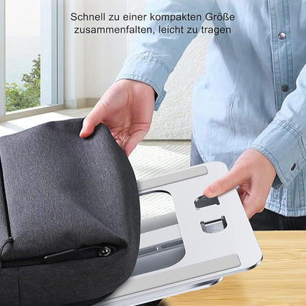 Laptop Ständer Höhenverstellbar Faltbar | Aluminium | 10-16 Zoll"
