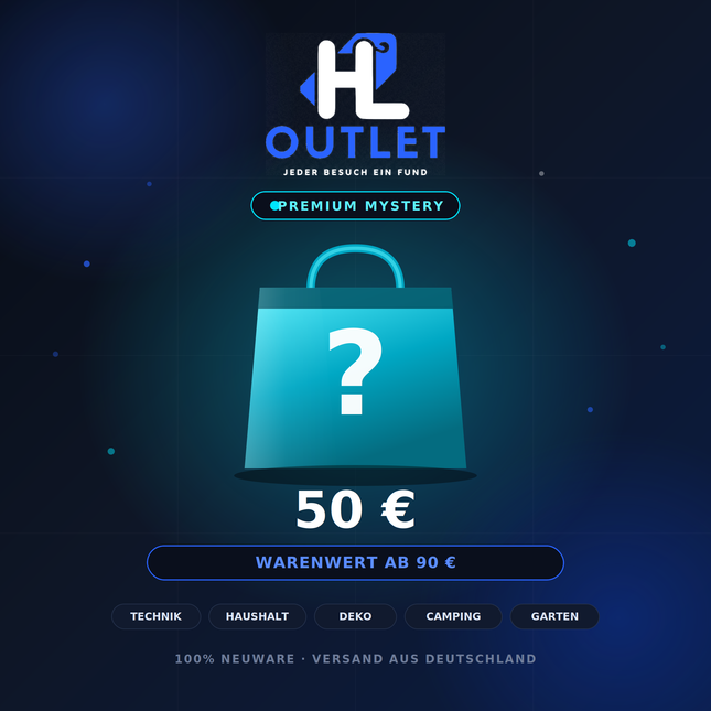 HL OUTLET Mystery Tüte – Überraschungspaket Neuware | Technik, Haushalt & mehr