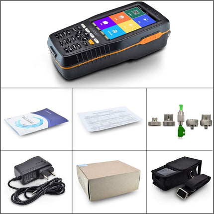 SUWOLF OTDR 4in1 Glasfaser Tester 1310/1550nm 60km inkl. VFL + OPM + OLS