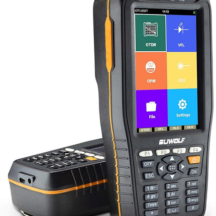 SUWOLF OTDR 4in1 Glasfaser Tester 1310/1550nm 60km inkl. VFL + OPM + OLS