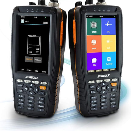 SUWOLF OTDR 4in1 Glasfaser Tester 1310/1550nm 60km inkl. VFL + OPM + OLS