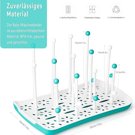 Babyflaschen Abtropfständer Trockengestell BPA-frei für Flaschen & Zubehör