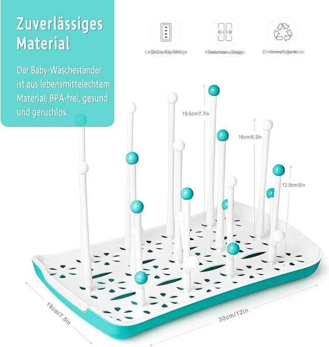 Babyflaschen Abtropfständer Trockengestell BPA-frei für Flaschen & Zubehör